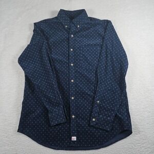 Vineyard Vines Classic Fit Corduroy Floral Button Down Shirt Men's Size Large